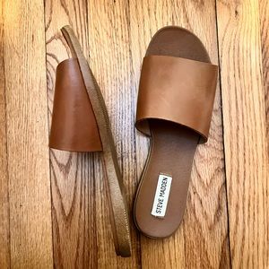 Steve Madden Versatile Sandals size 9 Minimalist Leather Slides